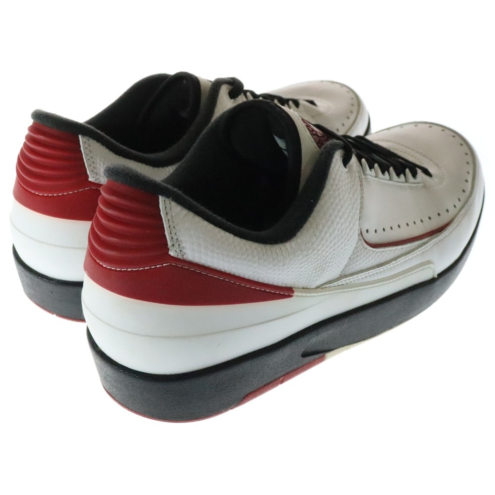 NIKE(ナイキ) AIR JORDAN 2 RETRO LOW エアジョーダン2レトロ ローカットスニーカー ホワイト/レッド US12/30cm 832819-101