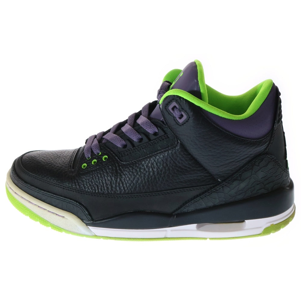 NIKE(ナイキ) 【観賞用2013年製】 AIR JORDAN 3 RETRO エアジョーダン3 レトロ ハイカットスニーカー ブラック US10/28cm 136064-018