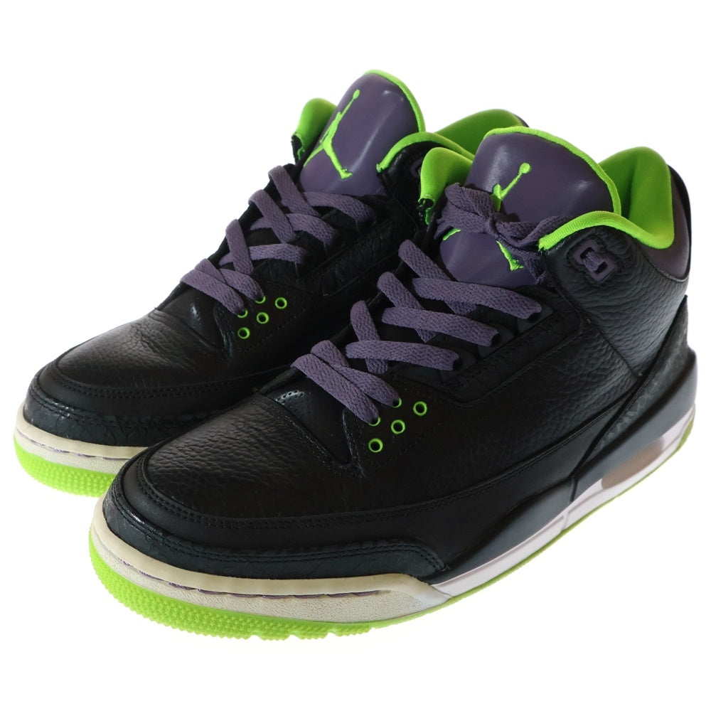 NIKE(ナイキ) 【観賞用2013年製】 AIR JORDAN 3 RETRO エアジョーダン3 レトロ ハイカットスニーカー ブラック US10/28cm 136064-018