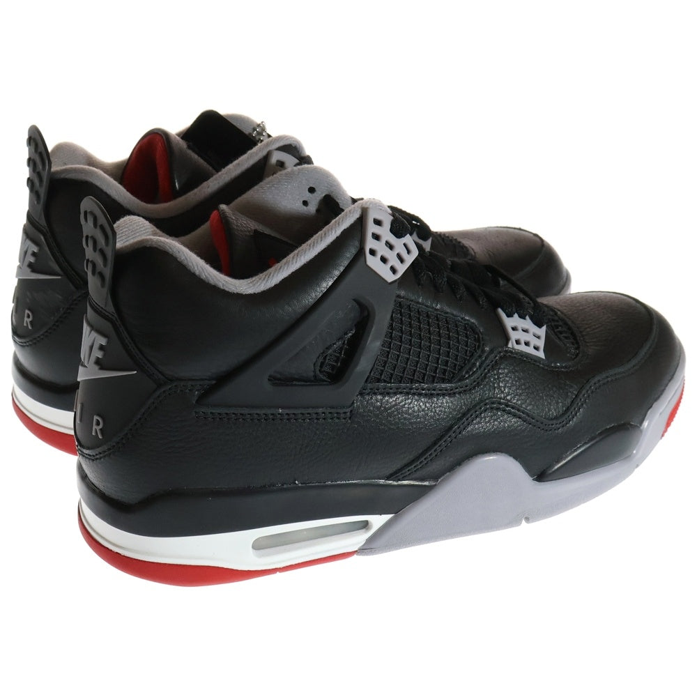NIKE(ナイキ) AIR JORDAN 4 RETRO BRED REIMAGINED エアジョーダン4 レトロ ブレッド リイマジンド ハイカットスニーカー ブラック US12/30cm FV5029-006