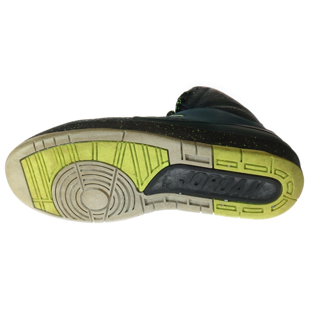 NIKE(ナイキ) 【観賞用 2014年製】AIR JORDAN 2 RETRO NIGHTSHADE エアジョーダン 2 レトロ ナイトシェイド ハイカットスニーカー ネイビー/イエロー US11/29cm 385475-303