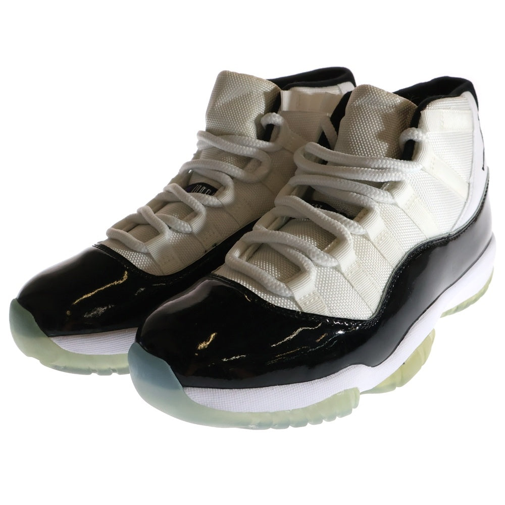 NIKE(ナイキ) AIR JORDAN 11 RETRO CONCORD エアジョーダン11 レトロ コンコルド ハイカットスニーカー ホワイト/ブラック US10.5/28.5cm 378037-100