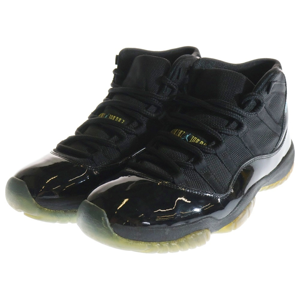 NIKE(ナイキ) 【観賞用2013年製】AIR JORDAN 11 GAMMA エアジョーダン11 ガンマ ハイカットスニーカー ブラック/ブルー US9.5/27.5cm 378037-006