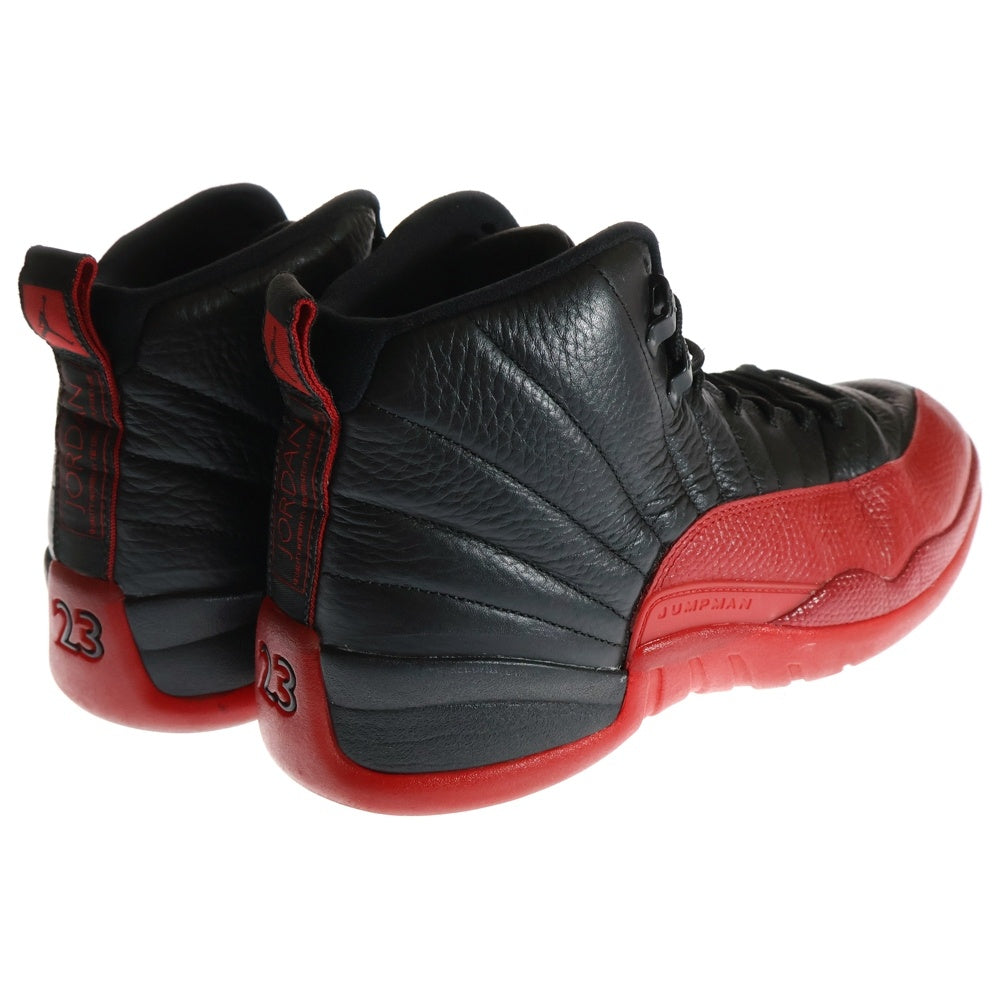 NIKE(ナイキ) 【観賞用2016年製】 AIR JORDAN 12 RETRO エアジョーダン12 レトロ ハイカットスニーカー ブラック/レッド US11/29cm 130690-002