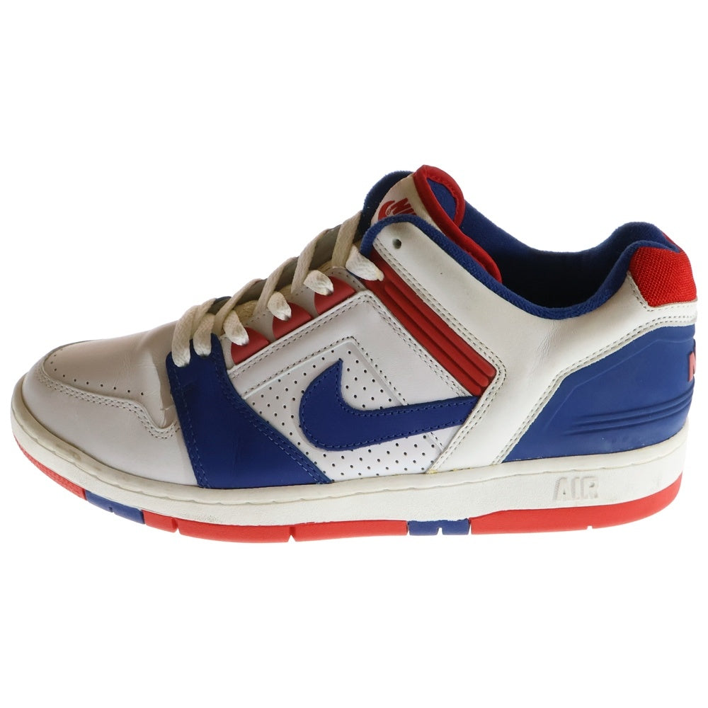 NIKE(ナイキ) 【観賞用2003年製】 AIR FORCE 2 LOW エアフォース 2 ローカットスニーカー ホワイト/ブルー/レッド US10.5/28.5cm 305602-143