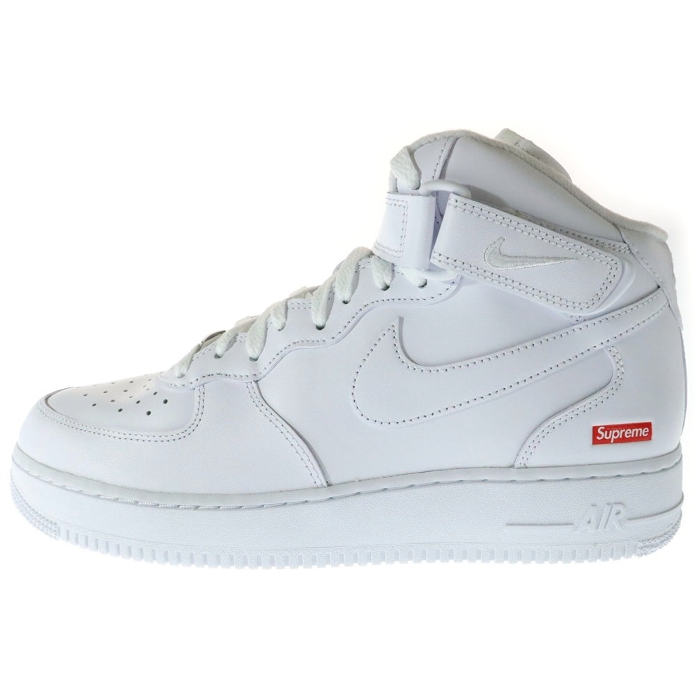 NIKE(ナイキ) ×SUPREME AIR FORCE 1 MID SP シュプリーム エア フォース 1ミッドカットスニーカー ホワイト US11/29cm FZ8784-100
