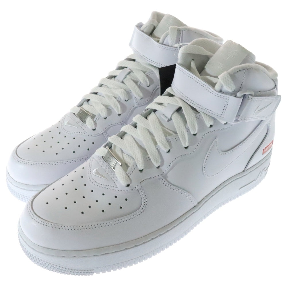 NIKE(ナイキ) ×SUPREME AIR FORCE 1 MID SP シュプリーム エア フォース 1ミッドカットスニーカー ホワイト US11/29cm FZ8784-100