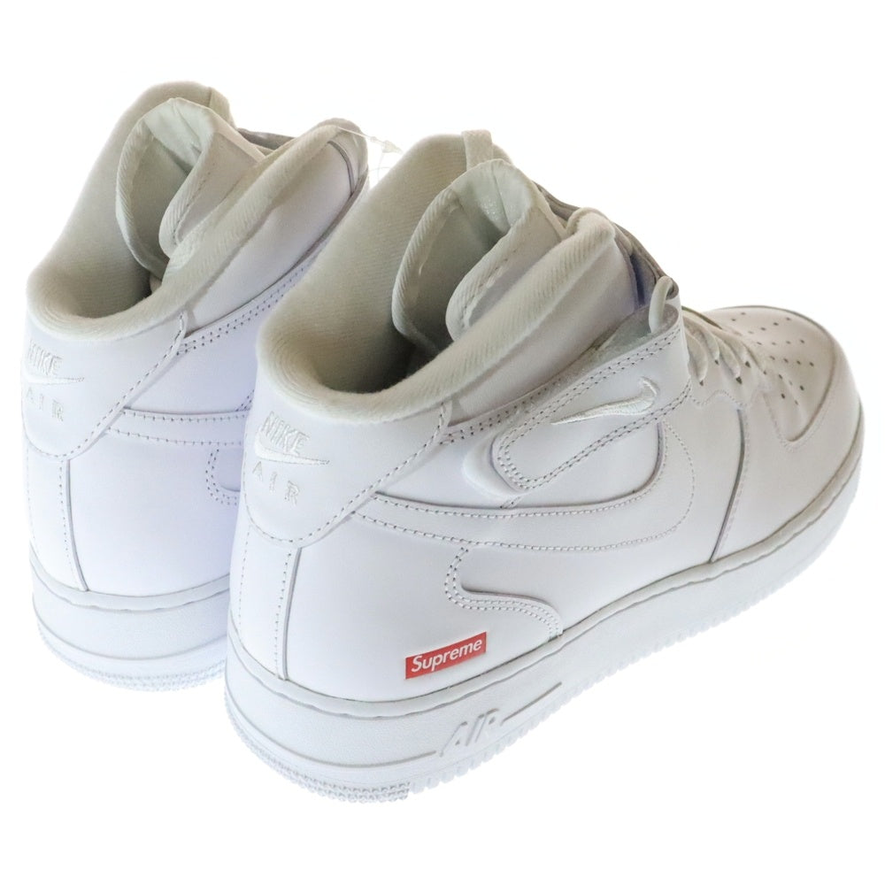 NIKE(ナイキ) ×SUPREME AIR FORCE 1 MID SP シュプリーム エア フォース 1ミッドカットスニーカー ホワイト US11/29cm FZ8784-100