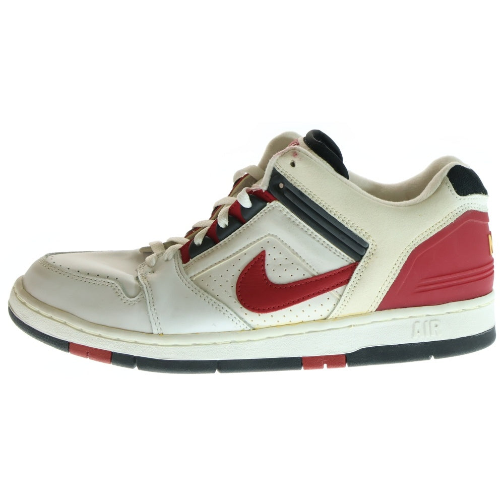 NIKE(ナイキ) 【観賞用2002年製】 AIR FORCE 2 LOW エアフォース 2 ローカットスニーカー ホワイト/レッド US12/30cm 305602-161
