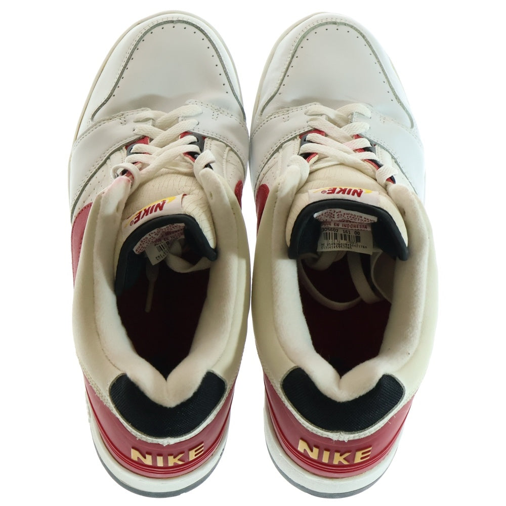 NIKE(ナイキ) 【観賞用2002年製】 AIR FORCE 2 LOW エアフォース 2 ローカットスニーカー ホワイト/レッド US12/30cm 305602-161