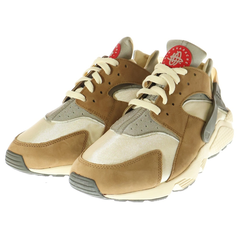 NIKE(ナイキ) ×STUSSY AIR HUARACHE LE DESERT OAK ステューシー エアハラチ デザートオーク ローカットスニーカー ベージュ/ブラウン US12/30cm DD1381-200