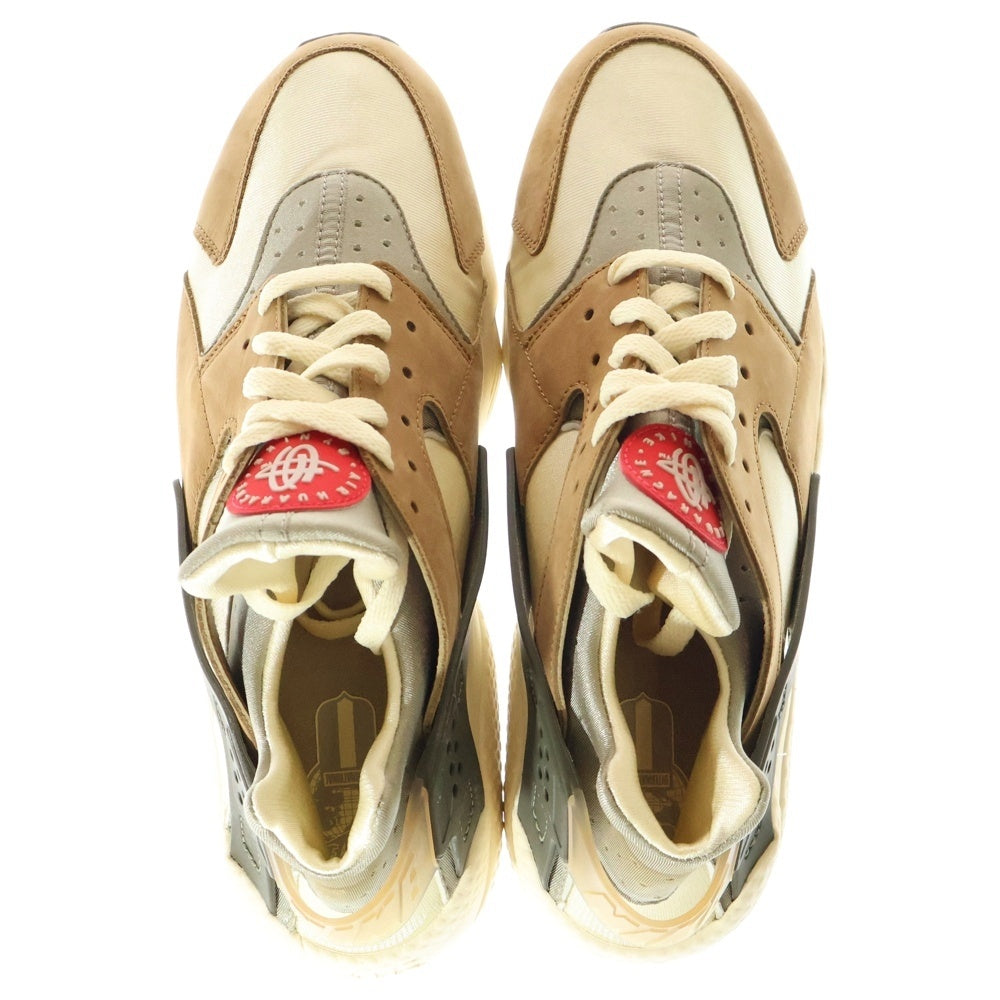 NIKE(ナイキ) ×STUSSY AIR HUARACHE LE DESERT OAK ステューシー エアハラチ デザートオーク ローカットスニーカー ベージュ/ブラウン US12/30cm DD1381-200