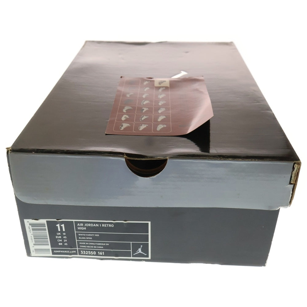 NIKE(ナイキ) 【観賞用 2009年製】AIR JORDAN 1 RETRO HIGH DO THE RIGHT THING エアジョーダン1 レトロ ドゥーザライトシング ハイカットスニーカー US11/29cm 332550-161
