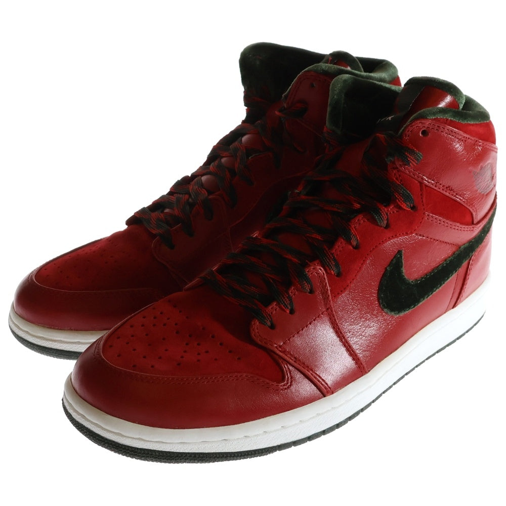 NIKE(ナイキ) 【観賞用2008年製】 AIR JORDAN 1 RETRO HIGH PREMIER VARSITY RED エア ジョーダン 1 レトロ ハイ ハイカットスニーカー US11.5/29.5cm 332134-631