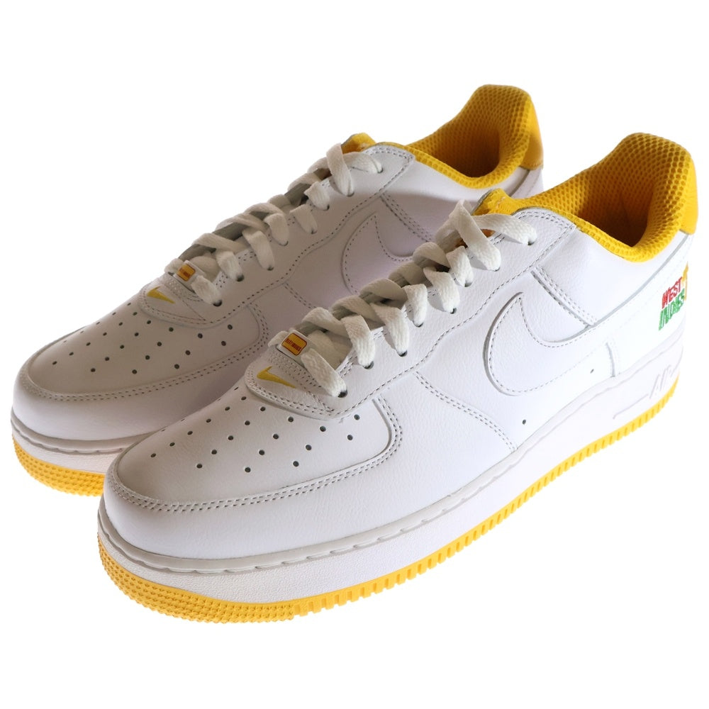 NIKE(ナイキ) AIR FORCE 1 LOW RETRO QS WEST INDIES エアフォース1 ウエストインディーズ ローカットスニーカー ホワイト/イエロー US12/230cm DX1156-101