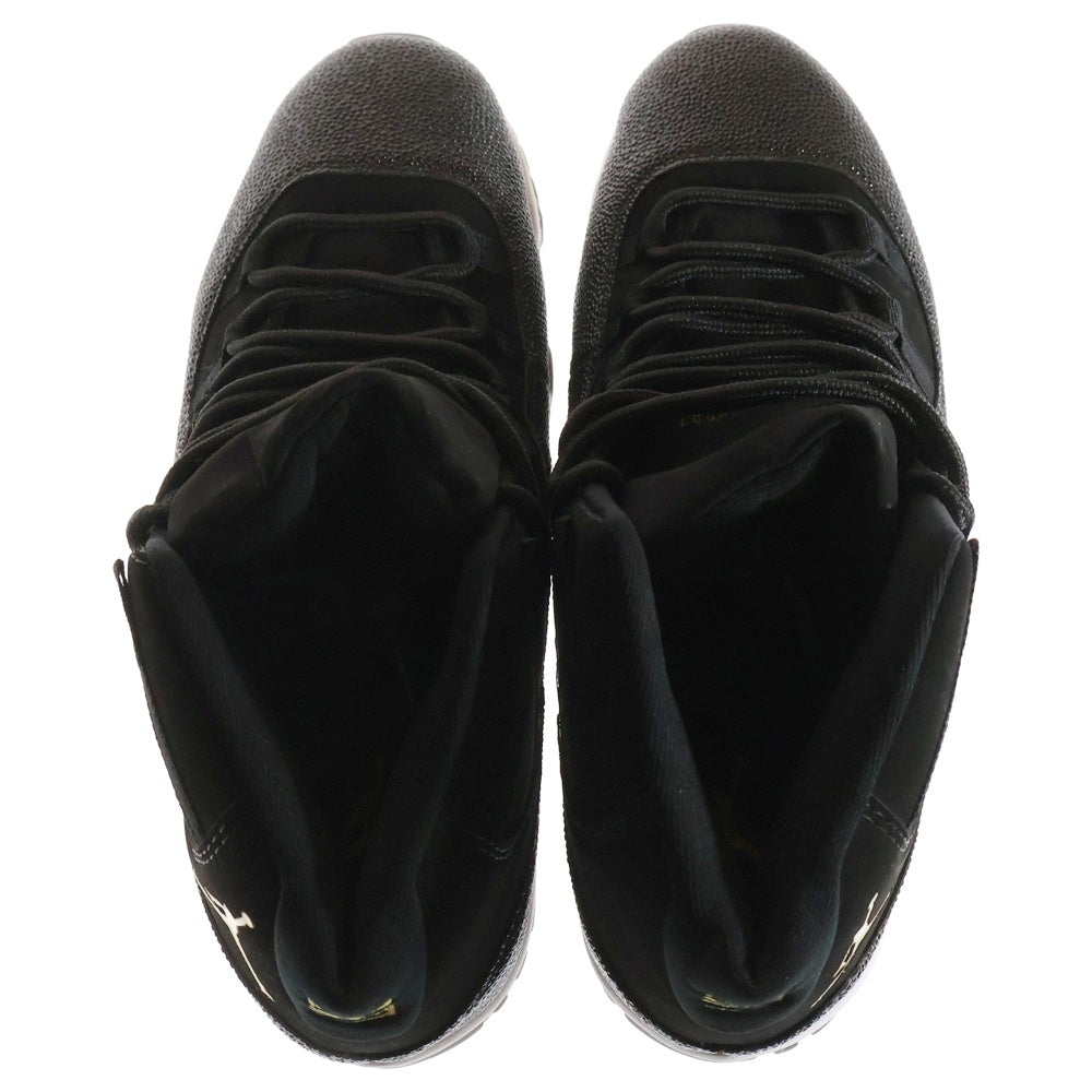 NIKE(ナイキ) AIR JORDAN 11 RETRO PREM HC ROYALTY BLACK GOLD エアジョーダン 11 レトロ プレミアム HC ロイヤリティー ハイカットスニーカー US12/30cm 136046-099