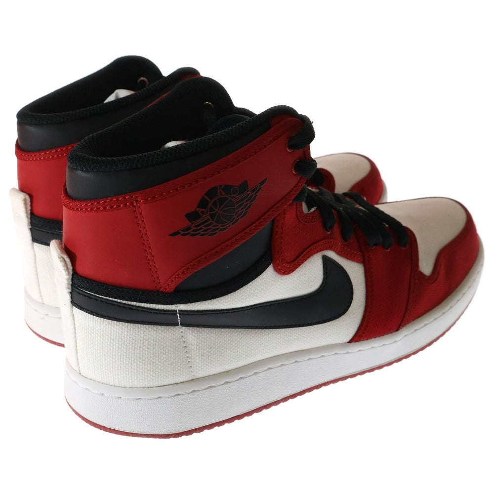 NIKE(ナイキ) 【観賞用2014年製】 AIR JORDAN 1 KO HIGH OG エア ジョーダン 1 ノックアウト オージー ハイカットスニーカー ホワイト/レッド US12/30cm 638471-101