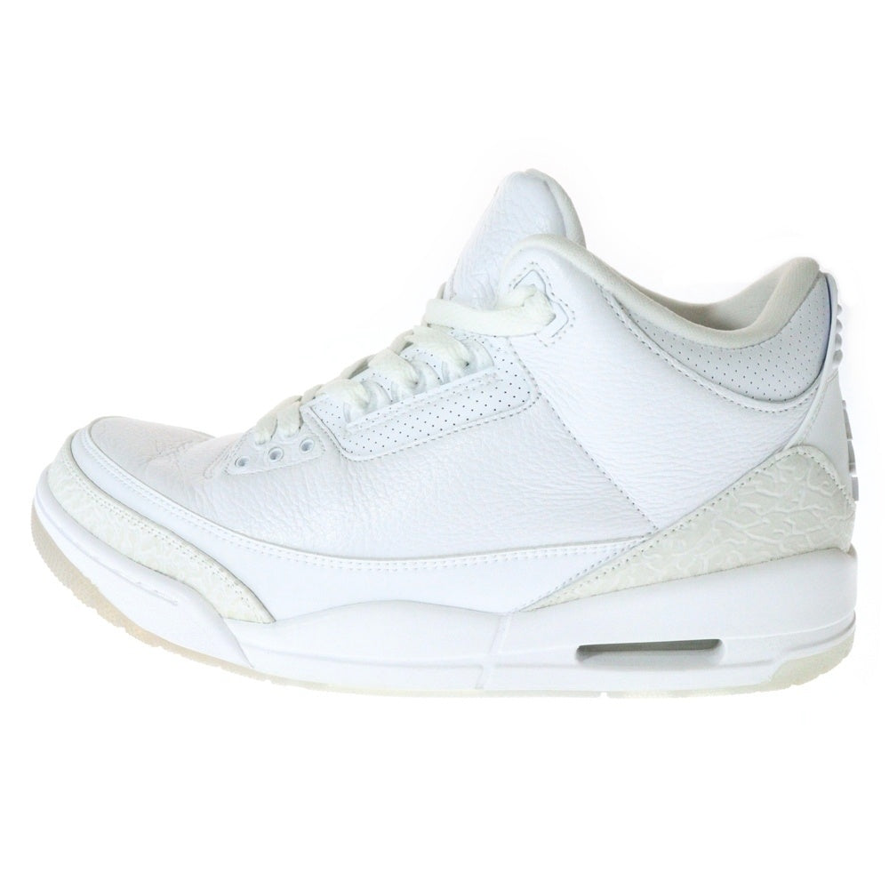 NIKE(ナイキ) AIR JORDAN 3 RETRO エアジョーダン 3 レトロ ハイカットスニーカーホワイト US11/29cm 136064-111