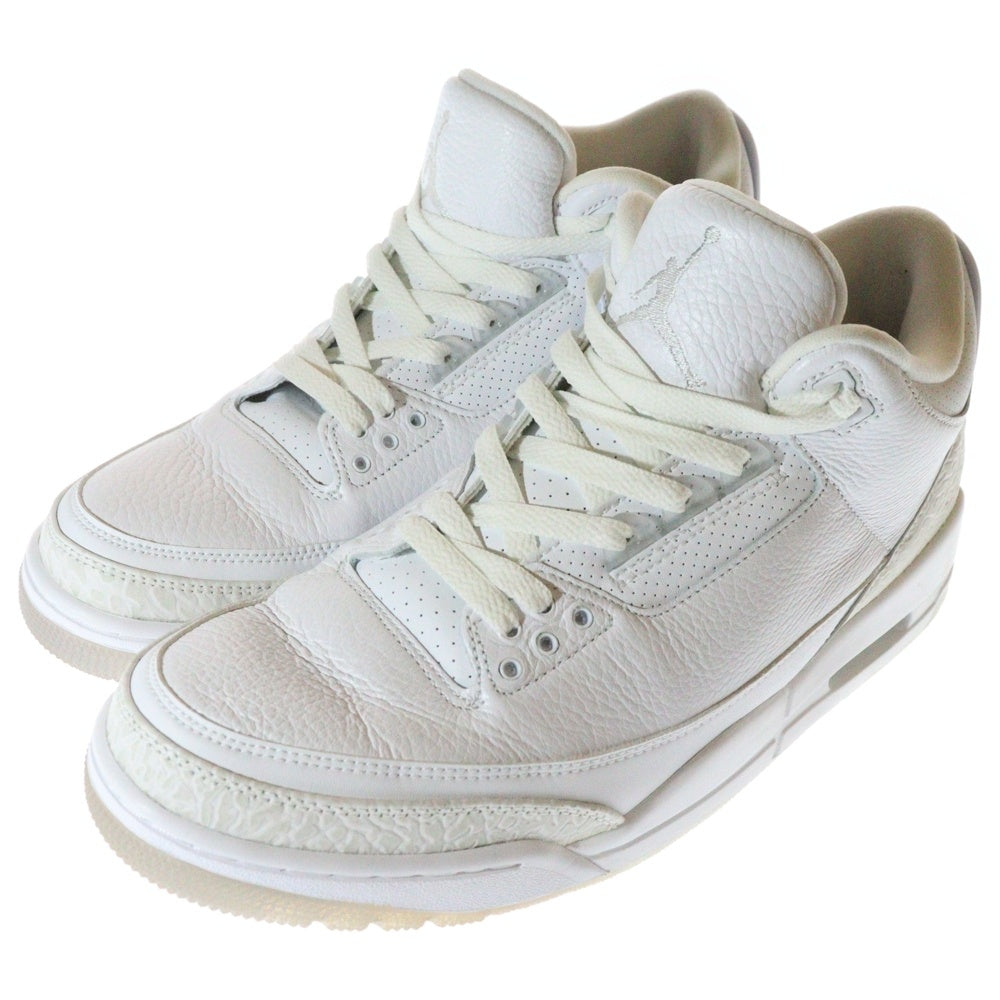 NIKE(ナイキ) AIR JORDAN 3 RETRO エアジョーダン 3 レトロ ハイカットスニーカーホワイト US11/29cm 136064-111