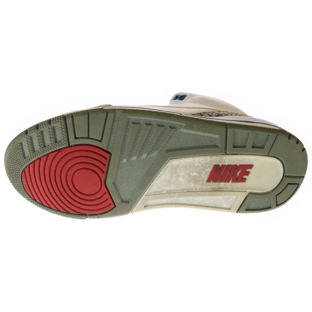 NIKE(ナイキ) AIR JORDAN 3 RETRO エアジョーダン3 レトロ トゥルー ブルー ハイカットスニーカー ホワイト/ブルー US11/29cm 854262-106
