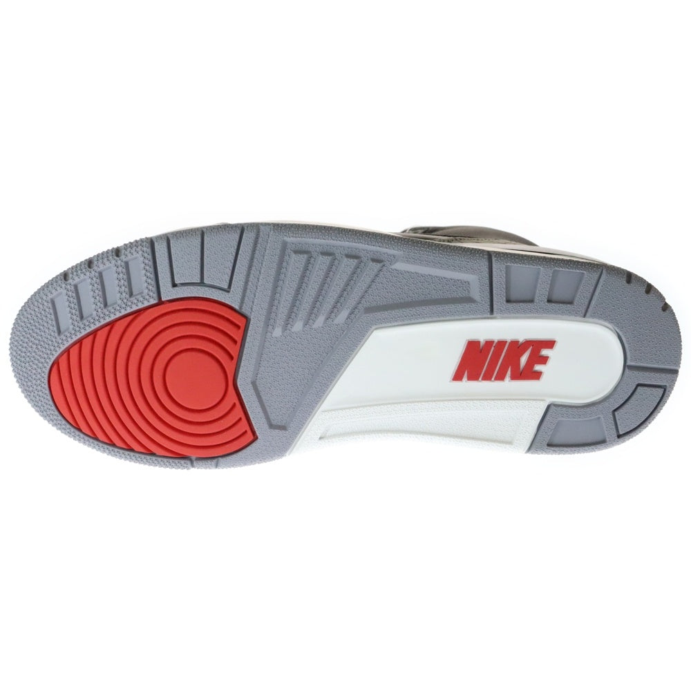 NIKE(ナイキ) AIR JORDAN 3 RETRO BLACK FIRE RED CEMENT GREY エアジョーダン 3 レトロ ブラック セメントグレー ミッドカットスニーカー US12/30cm DN3707-010