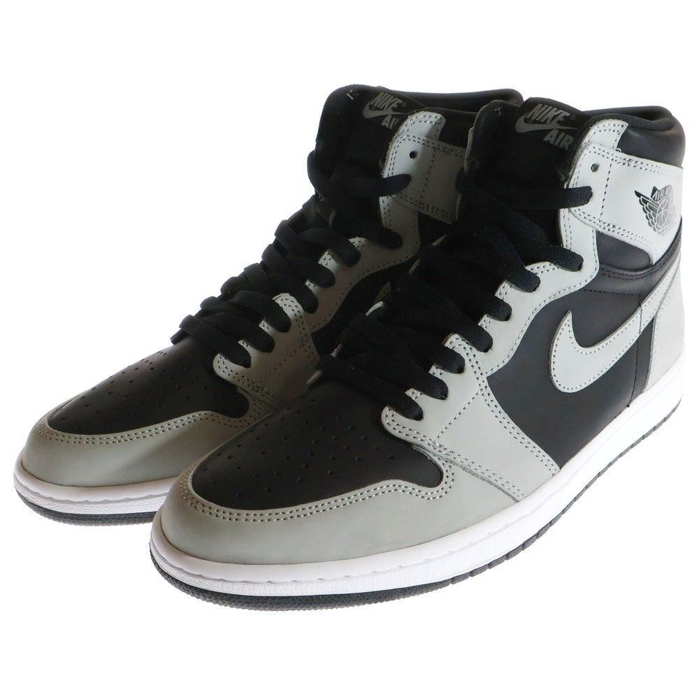 NIKE(ナイキ) AIR JORDAN 1 RETRO HIGH OG SHADOW 2.0 エア ジョーダン1 シャドウ 2.0 ハイカットスニーカー US11/29cm グレー/ブラック 555088-035
