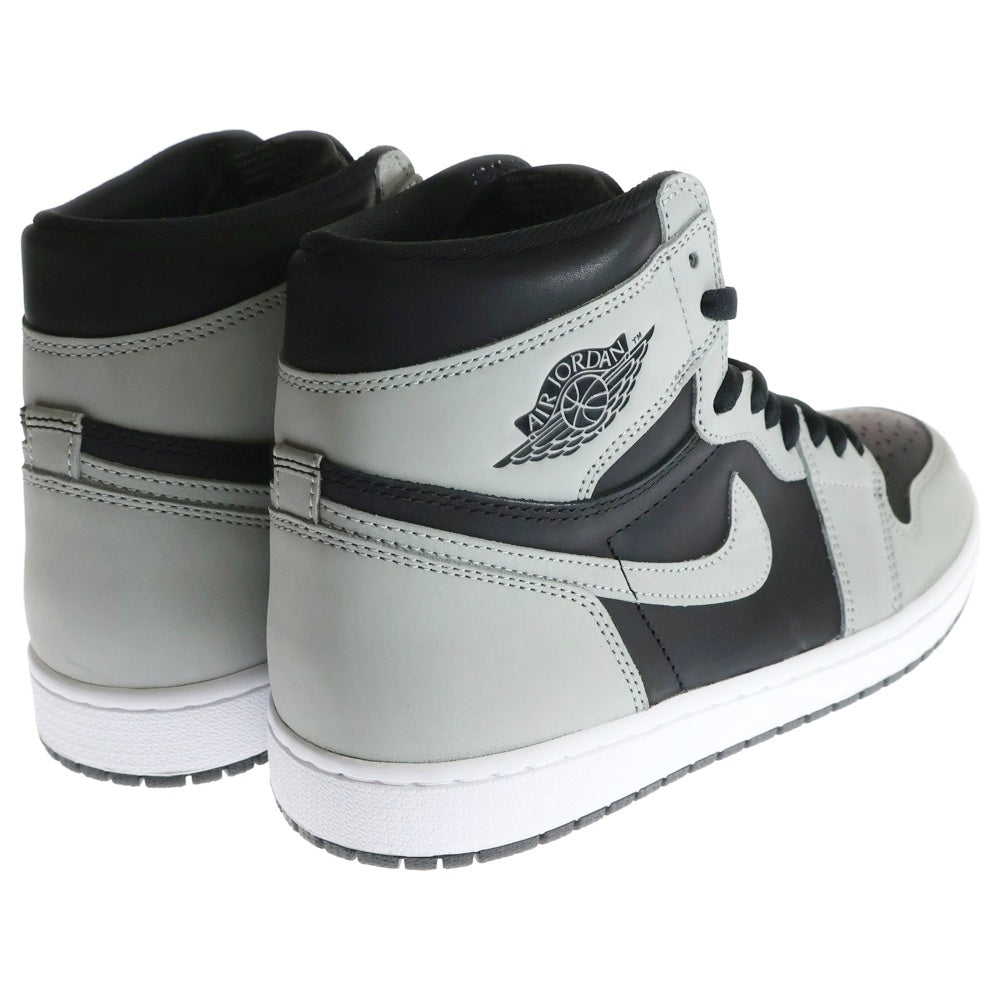 NIKE(ナイキ) AIR JORDAN 1 RETRO HIGH OG SHADOW 2.0 エア ジョーダン1 シャドウ 2.0 ハイカットスニーカー US11/29cm グレー/ブラック 555088-035