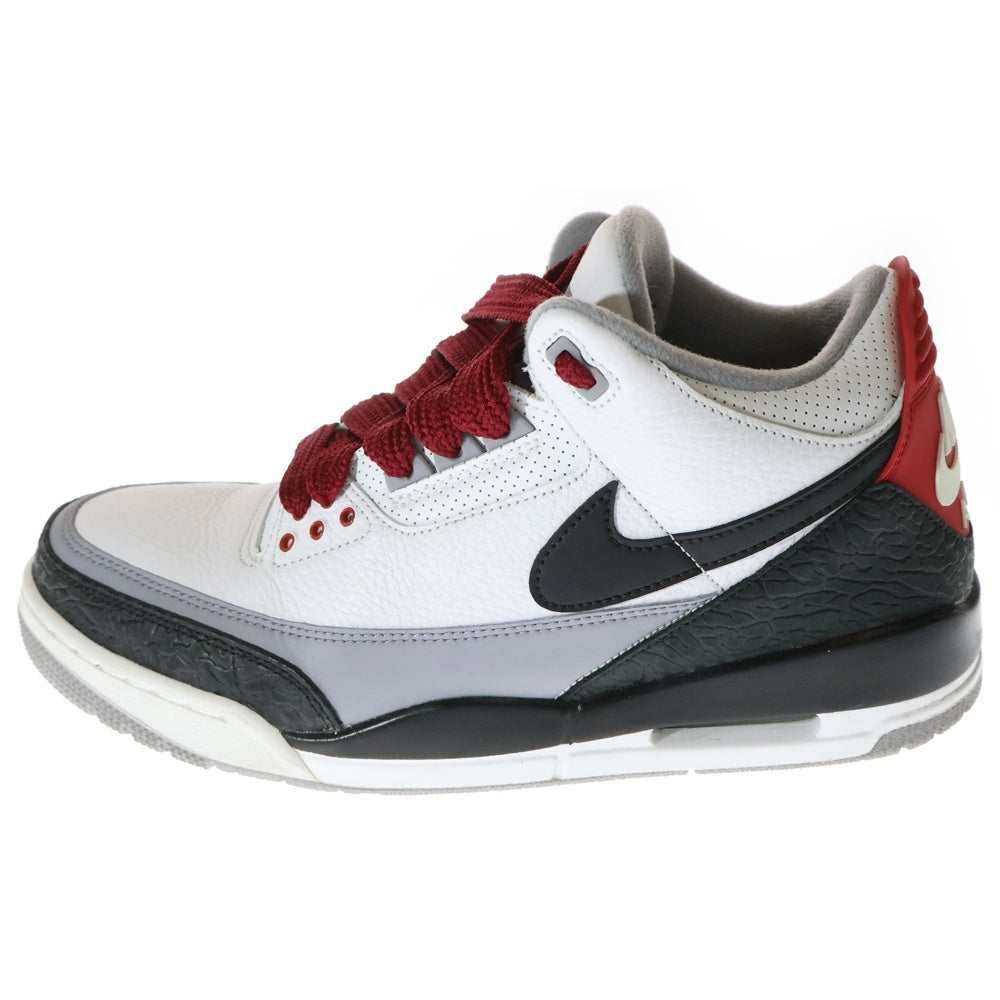 NIKE(ナイキ) AIR JORDAN 3 RETRO TINKER HATFIELD エアジョーダン3 レトロ ティンカー ハッドフィールド ハイカットスニーカー ホワイト US12/30cm AQ3835-160
