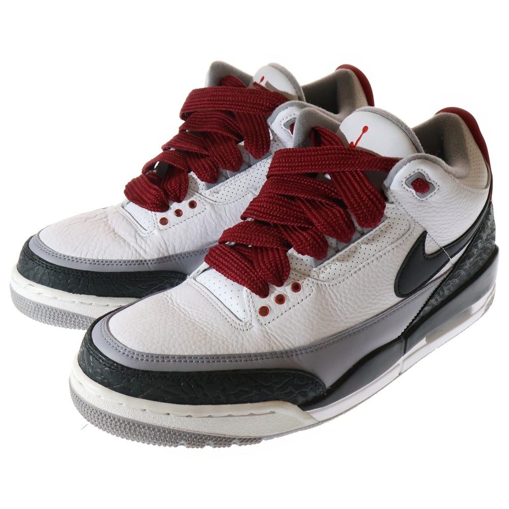 NIKE(ナイキ) AIR JORDAN 3 RETRO TINKER HATFIELD エアジョーダン3 レトロ ティンカー ハッドフィールド ハイカットスニーカー ホワイト US12/30cm AQ3835-160