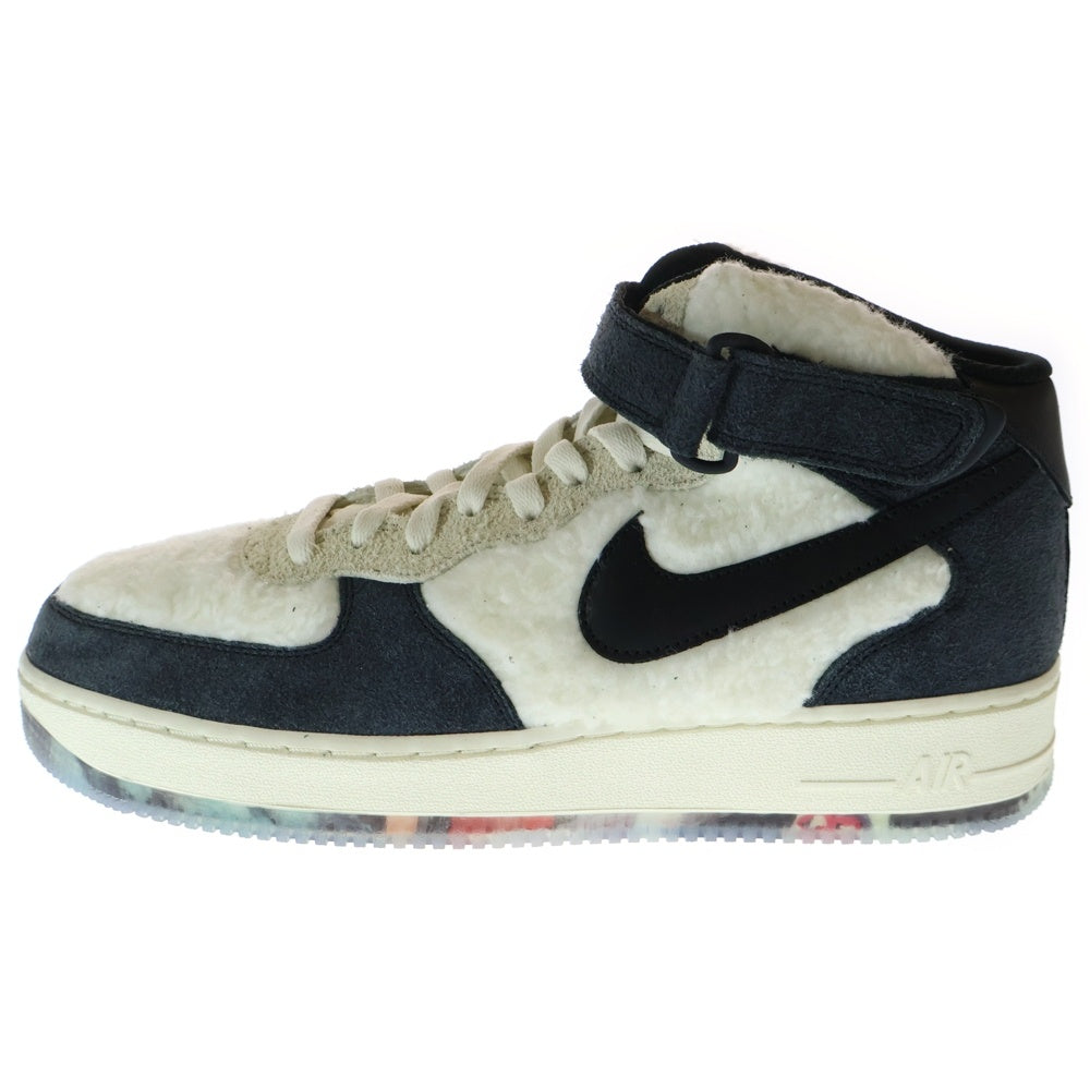 NIKE(ナイキ) AIR FORCE 1 MID 07 PREMIUM エアフォース1 プレミアム ココナッツ ミッドカットスニーカー ホワイト/グレー US10.5/28.5cm DO2123-113