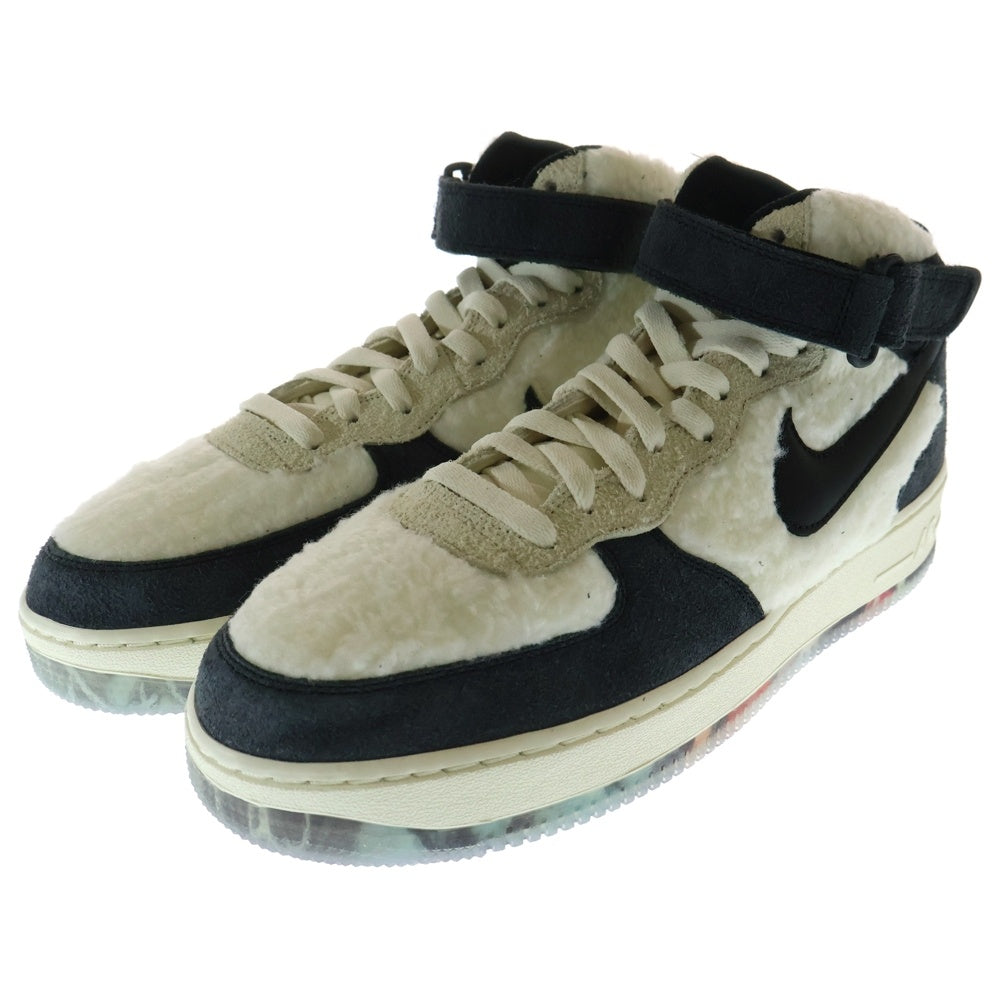 NIKE(ナイキ) AIR FORCE 1 MID 07 PREMIUM エアフォース1 プレミアム ココナッツ ミッドカットスニーカー ホワイト/グレー US10.5/28.5cm DO2123-113
