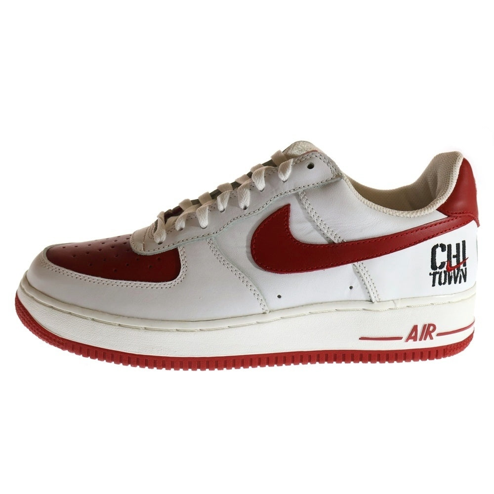 NIKE(ナイキ) 【観賞用2003年製】 AIR FORCE 1 LOW CHI TWON エアフォース 1 チャイナタウン ローカットスニーカーシューズ ホワイト/レッド US10/28cm 306353-162