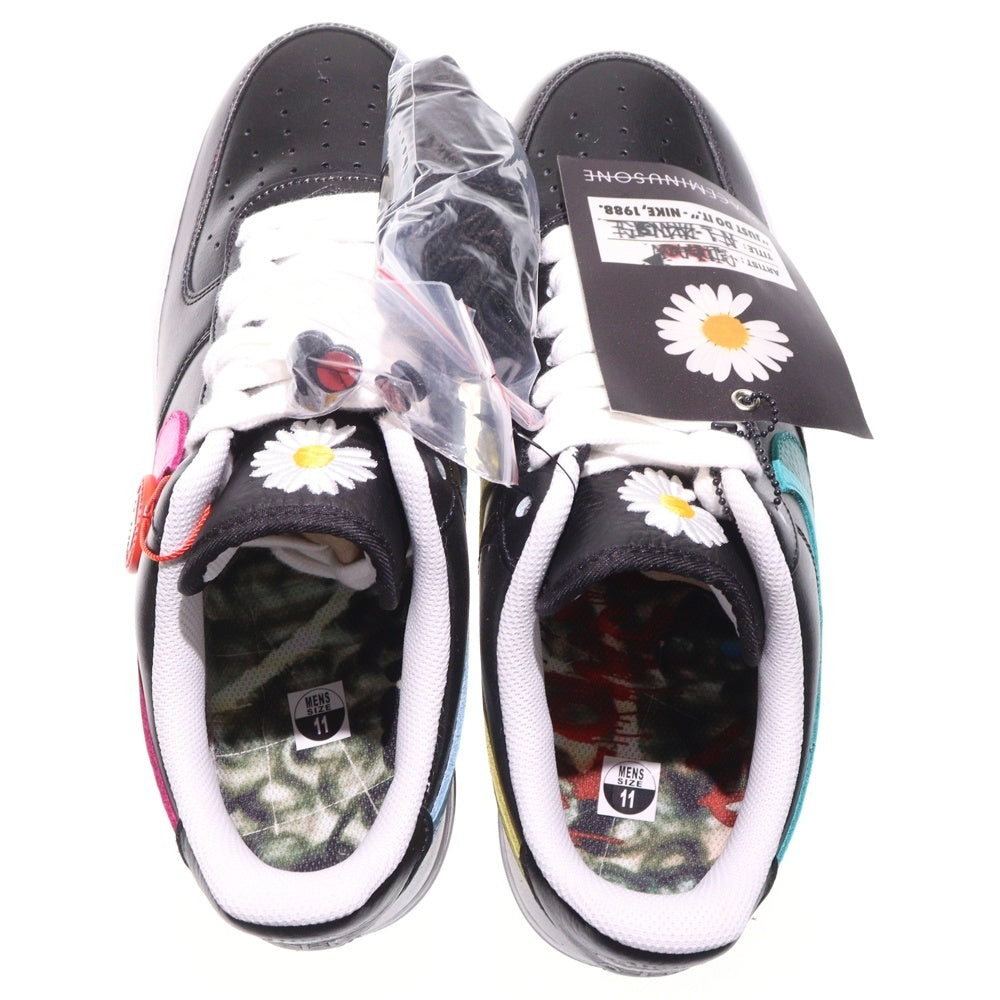 NIKE(ナイキ) ×PEACEMINUSONE AIR FORCE 1 3.0 G-DRAGON ピースマイナスワン エアフォース 1 パラノイズ ローカットスニーカー ブラック US11/29cm AQ3692-004
