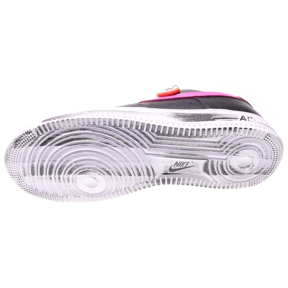 NIKE(ナイキ) ×PEACEMINUSONE AIR FORCE 1 3.0 G-DRAGON ピースマイナスワン エアフォース 1 パラノイズ ローカットスニーカー ブラック US11/29cm AQ3692-004