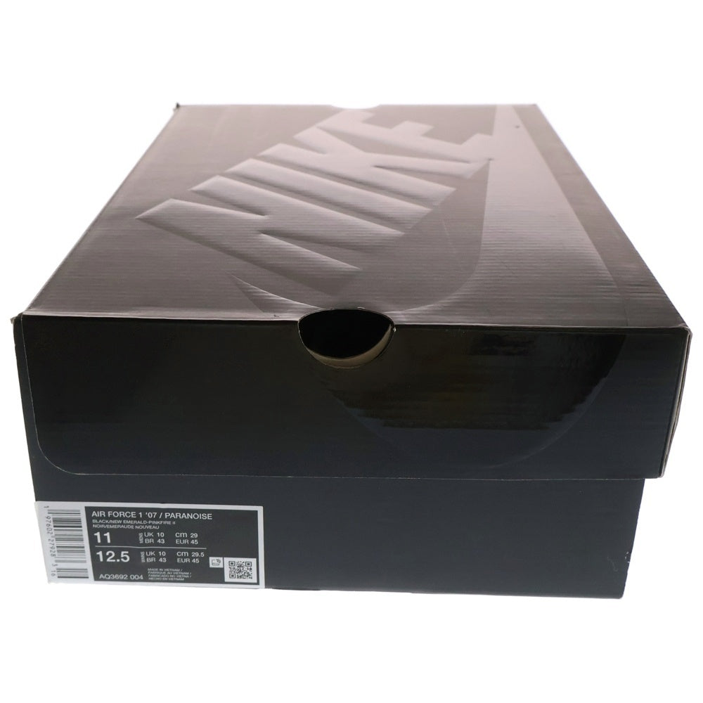 NIKE(ナイキ) ×PEACEMINUSONE AIR FORCE 1 3.0 G-DRAGON ピースマイナスワン エアフォース 1 パラノイズ ローカットスニーカー ブラック US11/29cm AQ3692-004