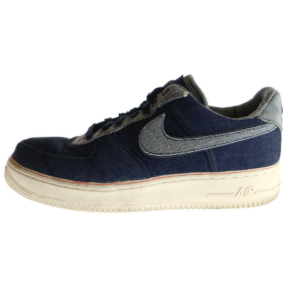 NIKE(ナイキ) AIR FORCE 1 07 PRM RAW INDIGO エアフォース 1 バイ 3 ローカットスニーカーシューズ インディゴ US12/30cm 905345-402