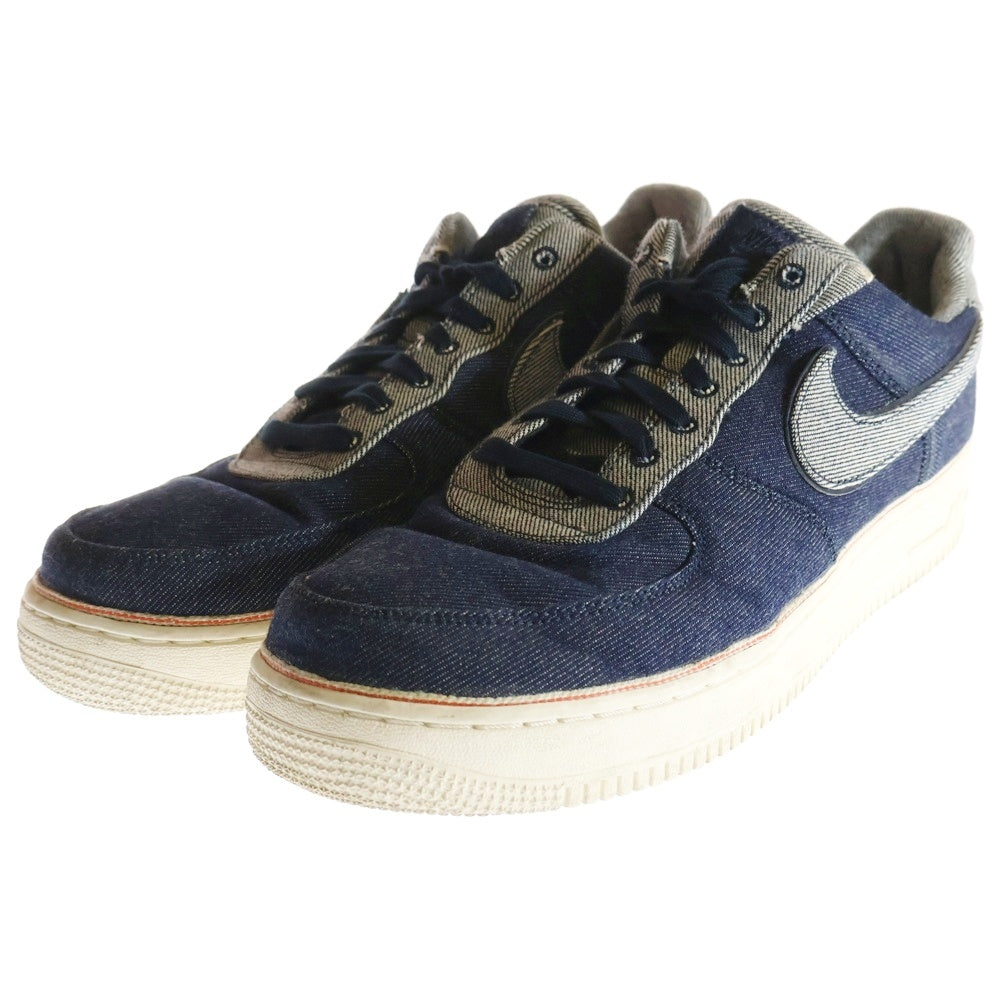 NIKE(ナイキ) AIR FORCE 1 07 PRM RAW INDIGO エアフォース 1 バイ 3 ローカットスニーカーシューズ インディゴ US12/30cm 905345-402