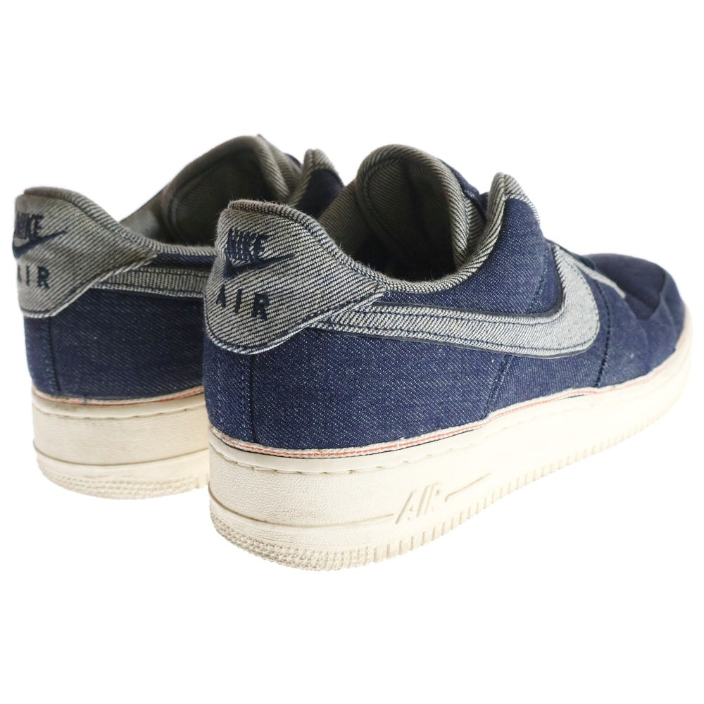 NIKE(ナイキ) AIR FORCE 1 07 PRM RAW INDIGO エアフォース 1 バイ 3 ローカットスニーカーシューズ インディゴ US12/30cm 905345-402