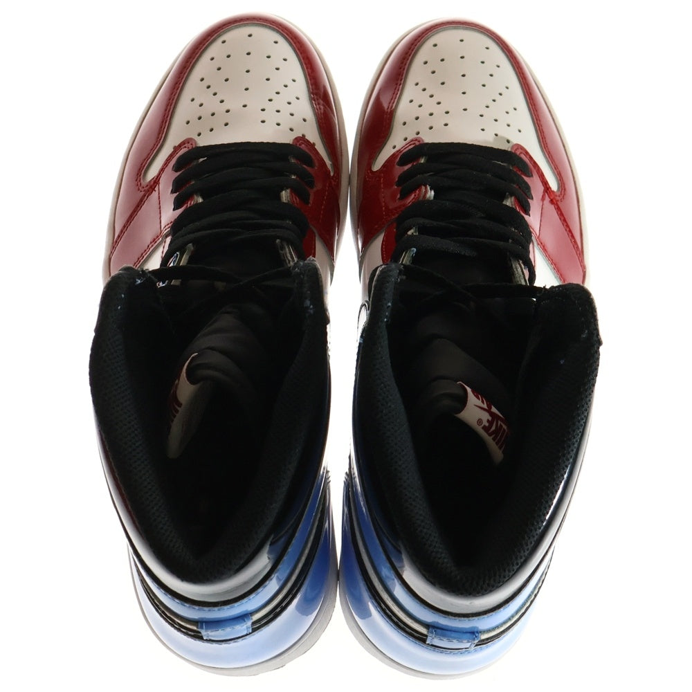 NIKE(ナイキ) AIR JORDAN 1 HIGH OG FEARLESS エアジョーダン 1 ハイ OG フィアレス ハイカットスニーカー ブルー/レッド US12/30cm CK5666-100