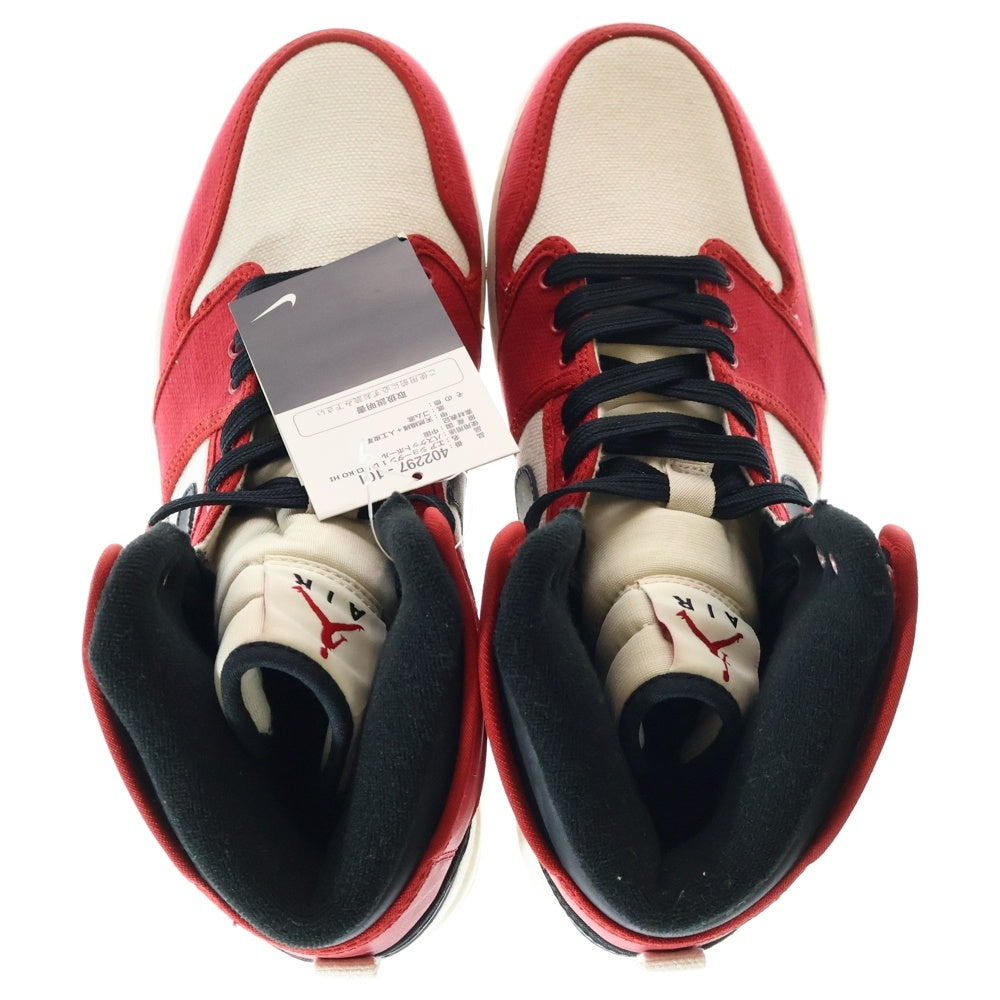 NIKE(ナイキ) 【観賞用2010年製】 AIR JORDAN 1 RETRO KO HIGH エアジョーダン1 ノックアウト ハイカットスニーカー シカゴ ホワイト/レッド US10/28cm 402297-101