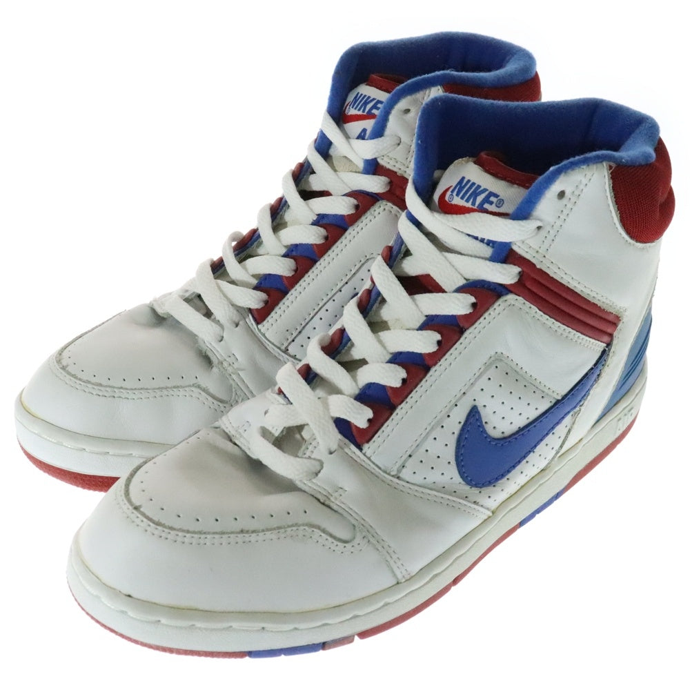 NIKE(ナイキ) 【観賞用2001年製】AIR FORCE 2エアフォース2ハイカットスニーカーホワイト/ブルー US10/28cm 624006-142