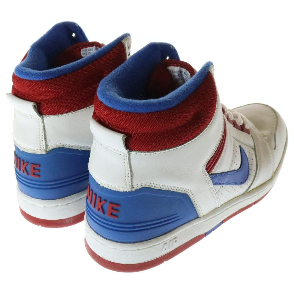 NIKE(ナイキ) 【観賞用2001年製】AIR FORCE 2エアフォース2ハイカットスニーカーホワイト/ブルー US10/28cm 624006-142