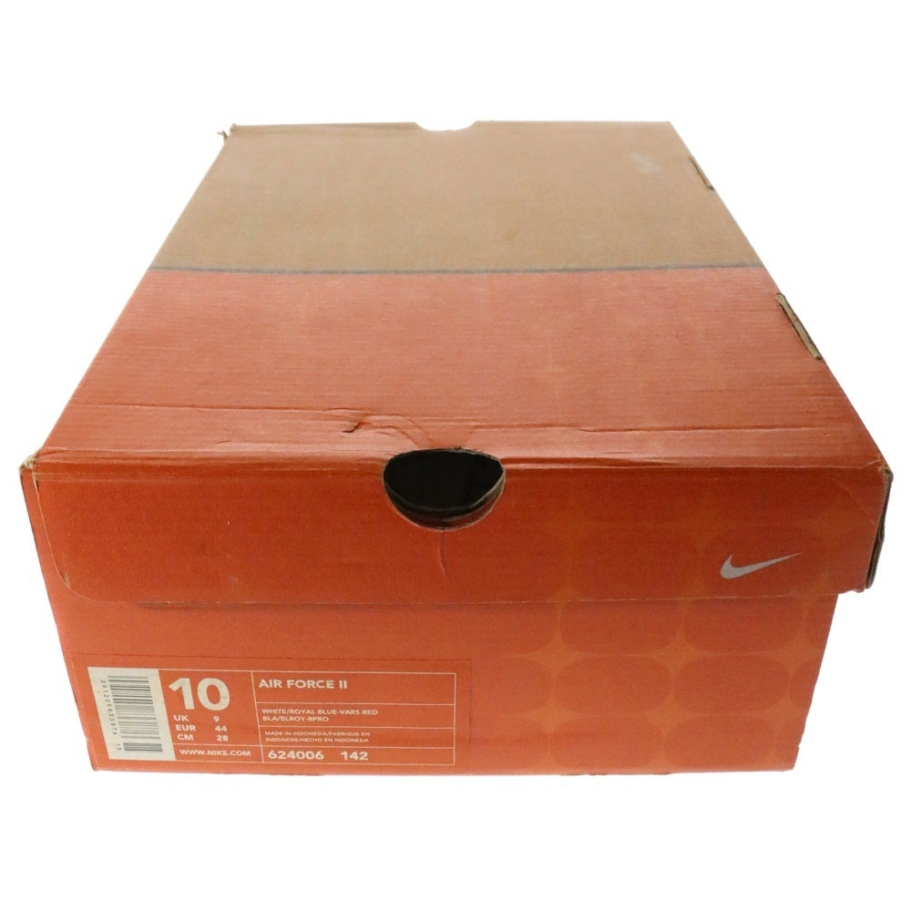 NIKE(ナイキ) 【観賞用2001年製】AIR FORCE 2エアフォース2ハイカットスニーカーホワイト/ブルー US10/28cm 624006-142