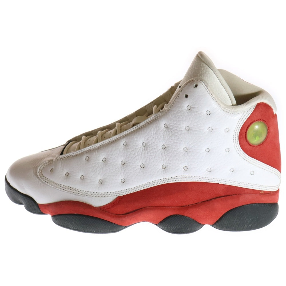 NIKE(ナイキ) 【観賞用2010年製】AIR JORDAN 13 RETRO CHERRY エアジョーダン13 レトロ チェリー ハイカットスニーカー ホワイト/レッド US12/30cm 414571-101