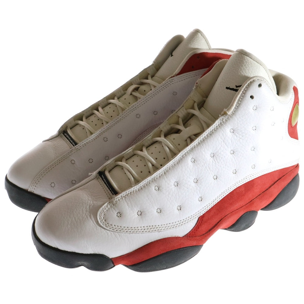 NIKE(ナイキ) 【観賞用2010年製】AIR JORDAN 13 RETRO CHERRY エアジョーダン13 レトロ チェリー ハイカットスニーカー ホワイト/レッド US12/30cm 414571-101