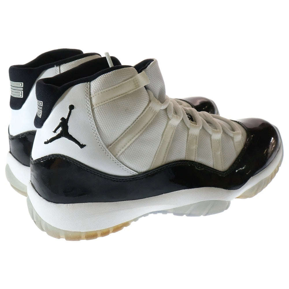 NIKE(ナイキ) 【観賞用 2011年製】AIR JORDAN 11 RETRO CONCORD エアジョーダン11 レトロ コンコルド ハイカットスニーカー ホワイト/ブラック US10.5/28.5cm 378037-107
