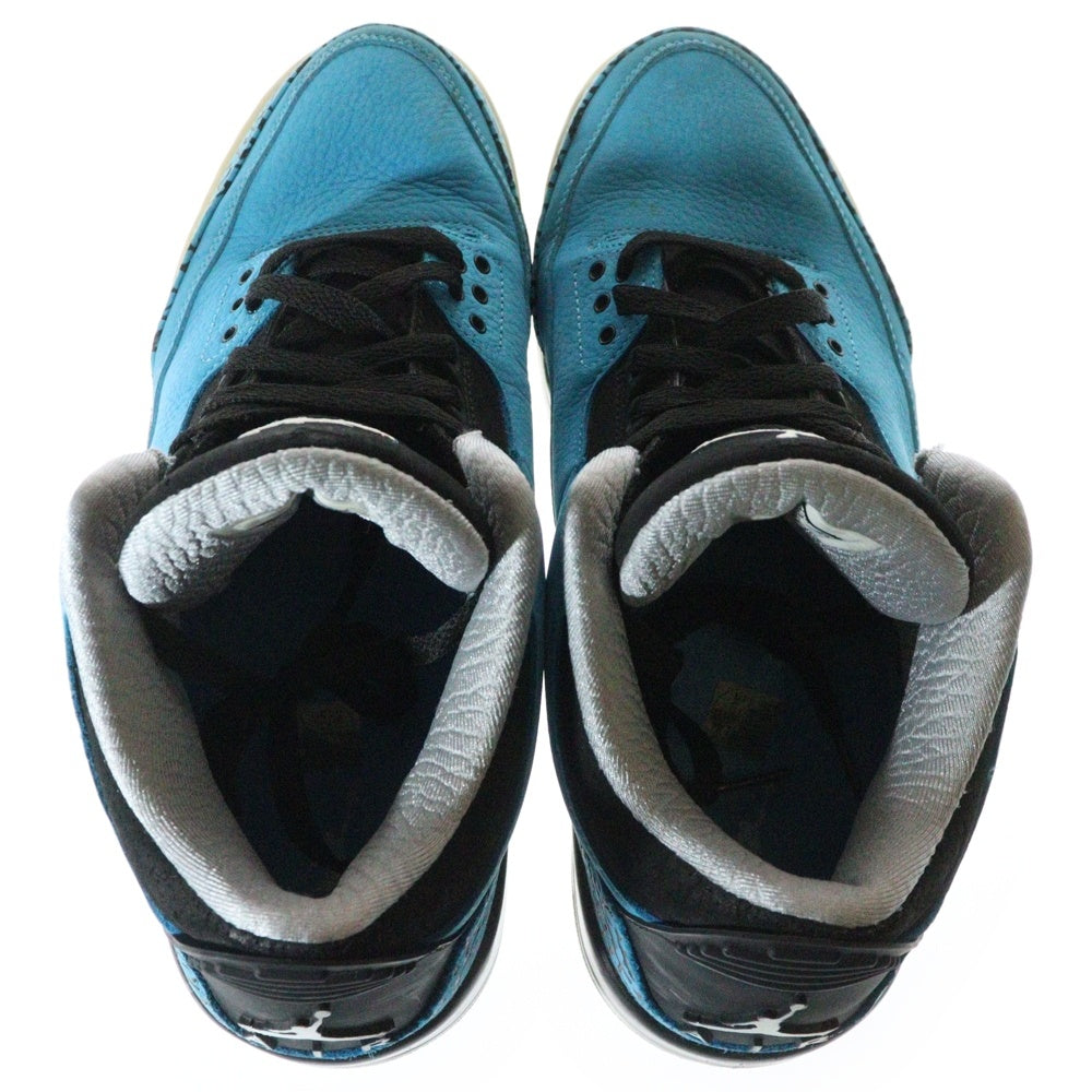 NIKE(ナイキ) 【観賞用 2013年製】AIR JORDAN 3 RETRO POWDER BLUE エアジョーダン3 レトロ パウダーブルー ハイカットスニーカーブルー US10/28cm 136064-406