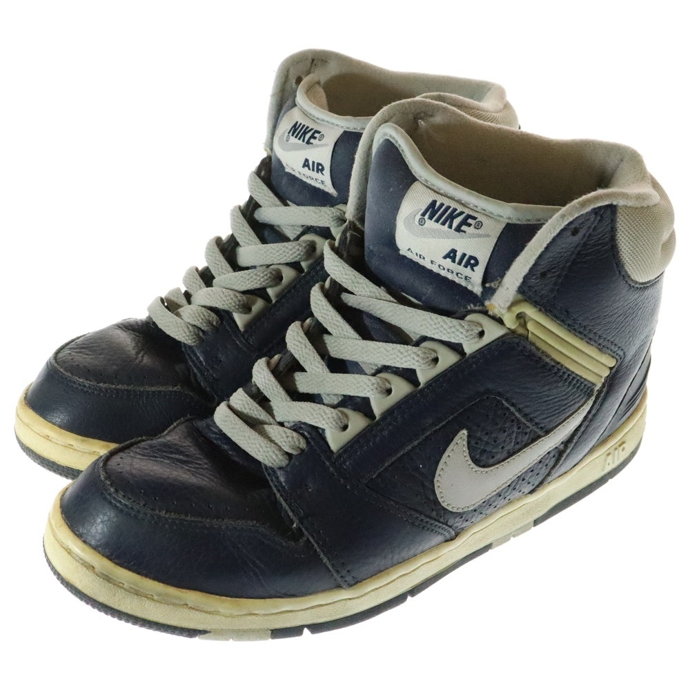 NIKE(ナイキ) 【観賞用 2002年製】AIR FORCE 2 Obsidian エアフォース 2 オブシディアン ハイカットスニーカー ネイビー US9/27cm 624006-401
