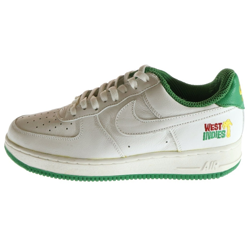 NIKE(ナイキ) 【観賞用2002年製】 AIR FORCE1 PLUS WEST INDIES 1 エアフォース 1 プラス ローカットスニーカーシューズ ホワイト/グリーン US10/28cm 624054-111