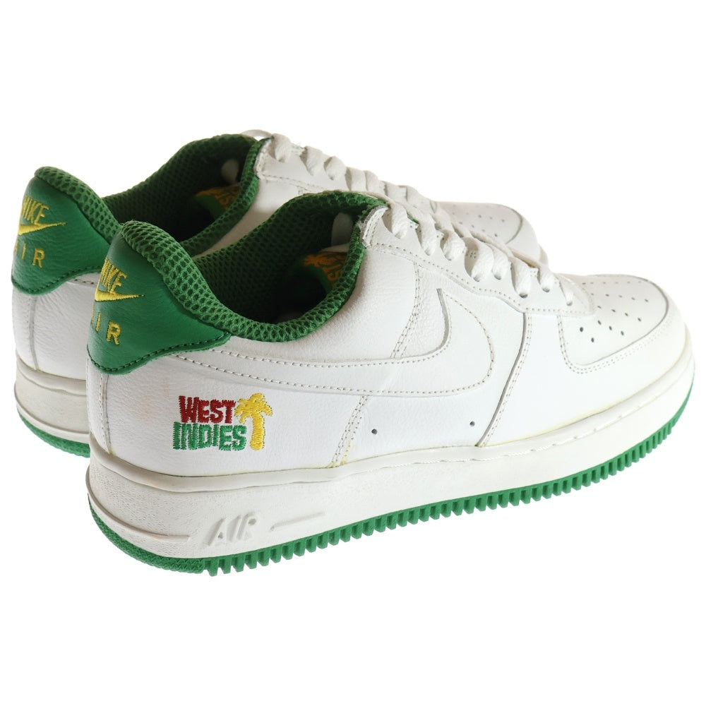 NIKE(ナイキ) 【観賞用2002年製】 AIR FORCE1 PLUS WEST INDIES 1 エアフォース 1 プラス ローカットスニーカーシューズ ホワイト/グリーン US10/28cm 624054-111